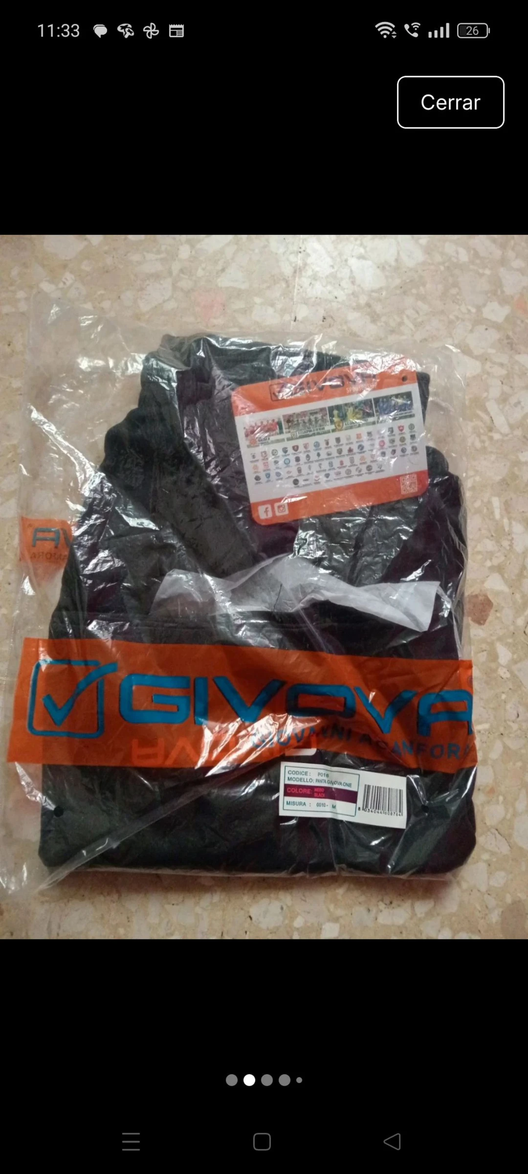 Calção desportivo homem tamanho M Givova – photo 2